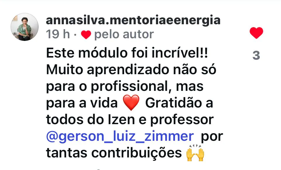 LP PÓS EAD PSICOLOGIA TRANSPESSOAL | Depoimento